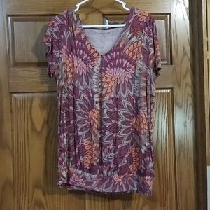 Croft & Barrow Pink Floral Top